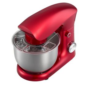 Stand Mixer, 4.4 QT Electric Kitchen Mixer, 300W Dough-Mixer, 10 + Pulse Speeds Tilt-head Food-Mixer with Stainless Steel Bowl, Dough Hook, Whisk
