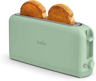 2 Slice Slim Toaster, Fits-anywhereâ„¢ Kitchenware, 6 Setting Shade Control with Reheat & Cancel Buttons, Fits Sourdough, 10' Long Slot