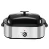 Roaster Oven, 22QT Electric Roasting Pan, 150-450 F Adjustable Temp Multifunctional Electric Roaster Oven with Self-Basting Lid