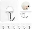 Adhesive Wall Hooks for Hanging Heavy Duty Towel Coat Hooks
