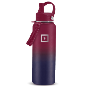 40 oz Dark Rainbow Stainless Steel Water Bottle