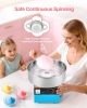 Cotton Candy Machine Commercial, 1000W Electric Candy Floss Maker, Easy Use with 15 inch Stainless Steel Bowl and Sugar Scoop
