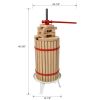 Fruit Wine Press - 100% Nature Apple&Grape&Berries Crusher Manual Juice Maker for Kitchen