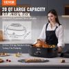 Electric Roaster Oven, 20 QT Turkey Roaster Oven with Self-Basting Lid, 1450W Roaster Oven with Defrost & Warm Function, Adjustable Temperature