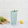 (2 pack) 24-Ounce Embossed Tritan Ditsy Tall Tumbler, Teal