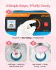 Cotton Candy Machine Commercial, 1000W Electric Candy Floss Maker, Easy Use with 15 inch Stainless Steel Bowl and Sugar Scoop