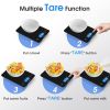 KOIOS Food Scale, 33lb/15kg Digital Kitchen Scale Grams and Ounces for Cooking Baking, 1g/0.1oz Precise Graduation, Type-C Charging, Tare Function