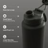 Stainless Steel Ranger Water Bottle 40oz, Black