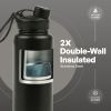 Stainless Steel Ranger Water Bottle 40oz, Black