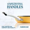 Style 10 Inch Nonstick Cookware Frying Pan, Dishwasher Safe and Oven Safe to 500Â°F, Yellow