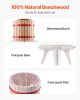 3.2 Gal/12L Fruit Wine Press, Solid Wood Basket with 8 Blocks, Heavy Duty Manual Juice Maker